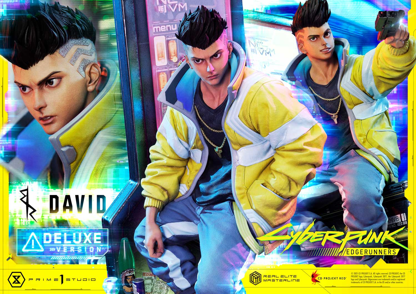 Cyberpunk Edgerunners David DX Bonus Version von Prime 1 Studio