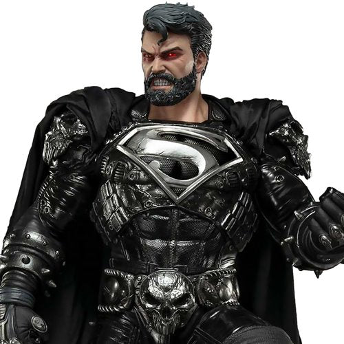 Dunkle Nächte: Metal Superman Schwarze Version Museum Masterline Statue