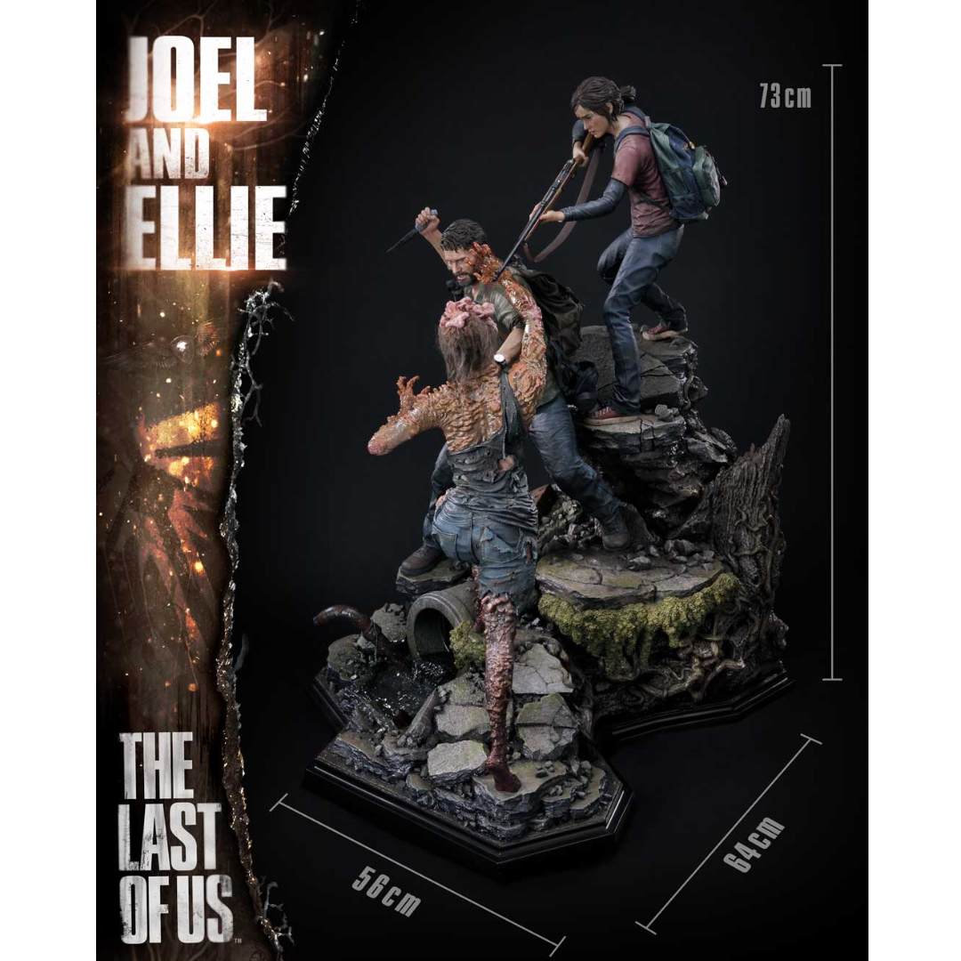 The Last of Us Part I Joel & Ellie Statue von Prime 1 Studio