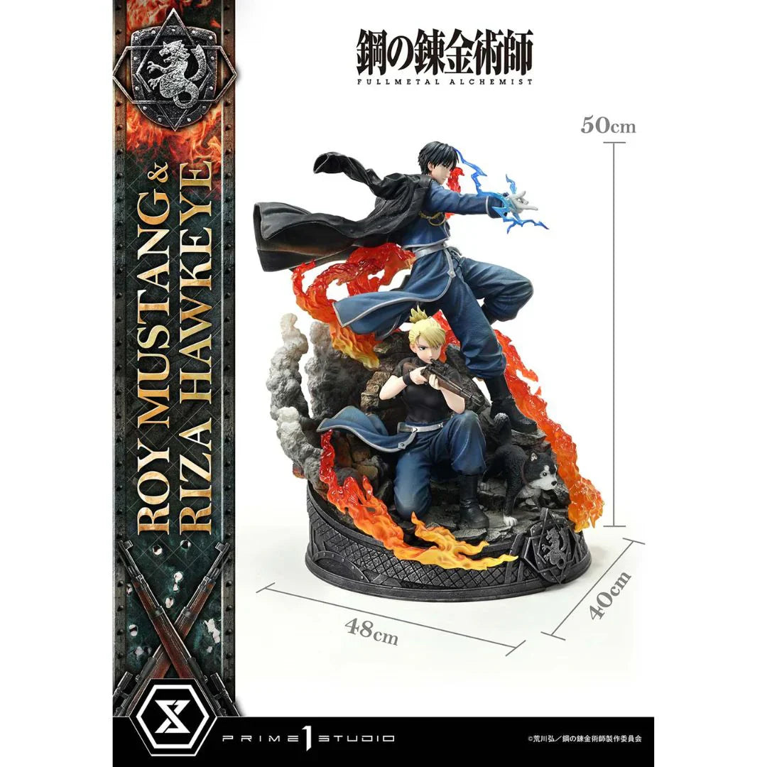 Fullmetal Alchemist Roy Mustang & Riza Hawkeye Dx Regular Version Statue von Prime1 Studio