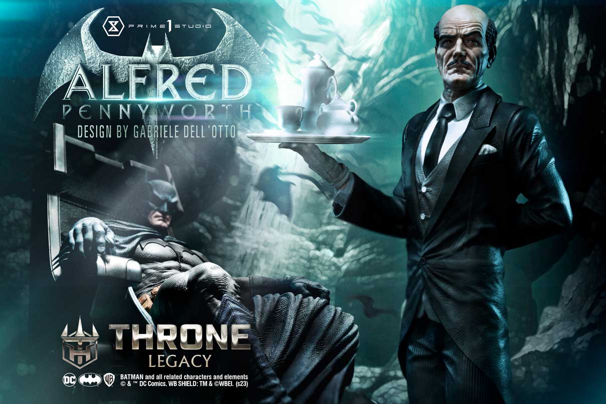 Alfred Pennyworth Thron-Erbe Statue von Prime 1 Studios