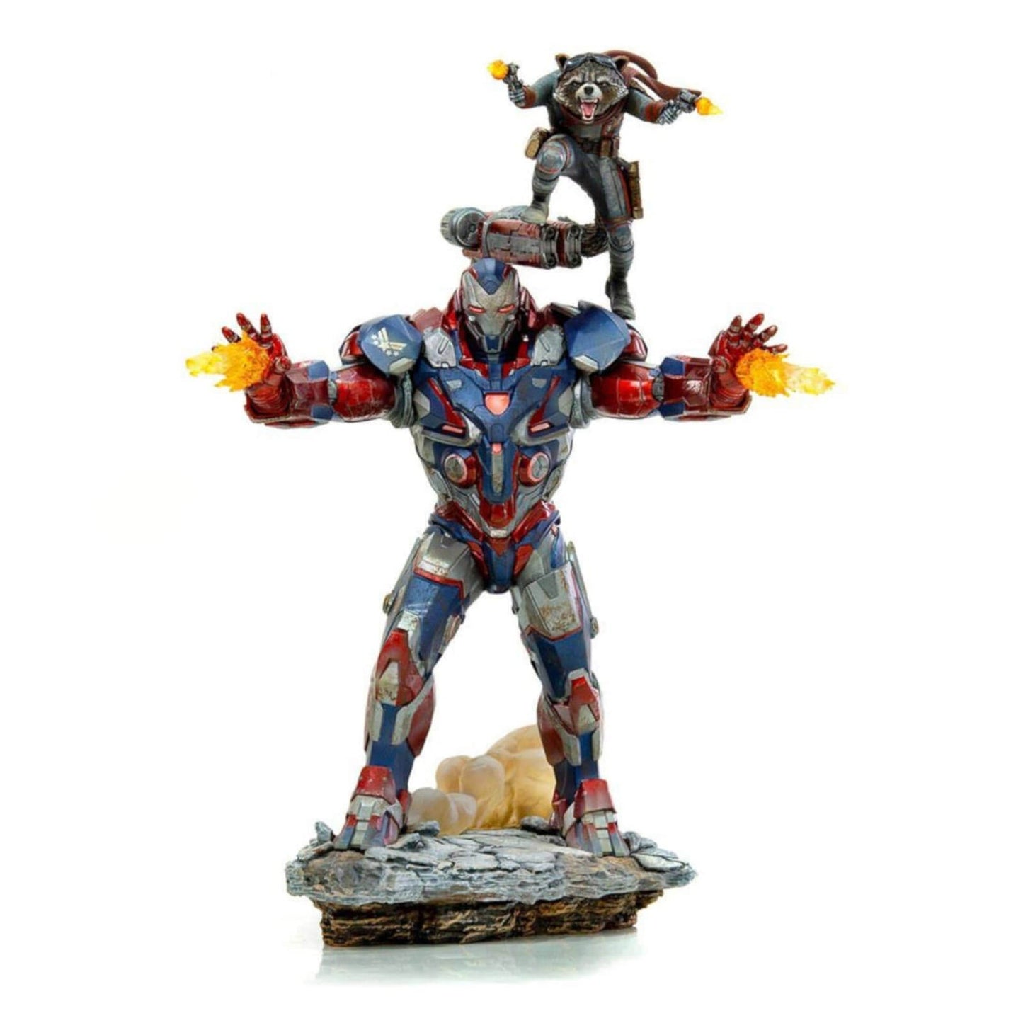 Avengers: Endgame Iron Patriot und Rocket 1/10 Art Scale Statue