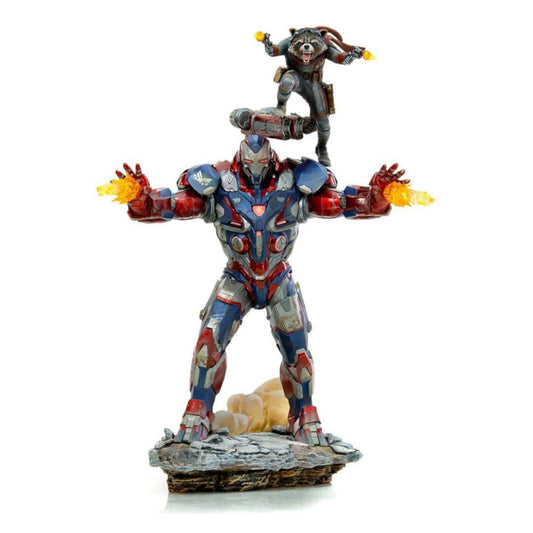 Avengers: Endgame Iron Patriot und Rocket 1/10 Art Scale Statue