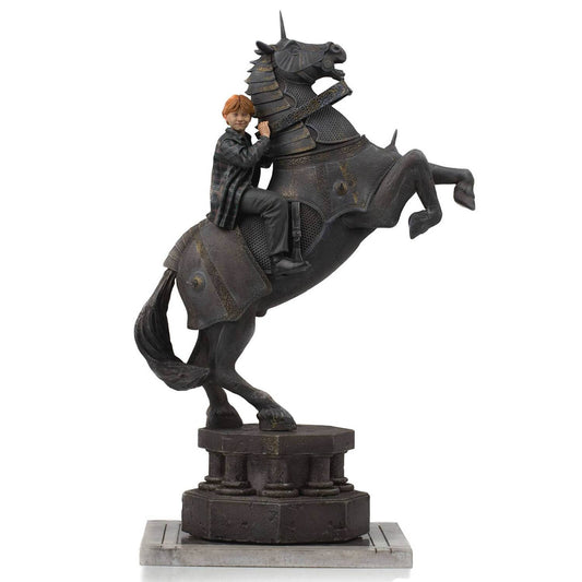 Ron Weasley beim Zauber-Schach Deluxe Harry Potter Art Scale 1/10 Statue von Iron Studios