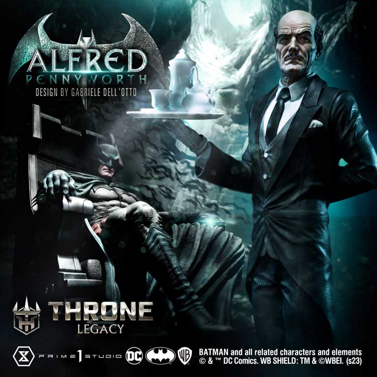 Alfred Pennyworth Thron-Erbe Statue von Prime 1 Studios