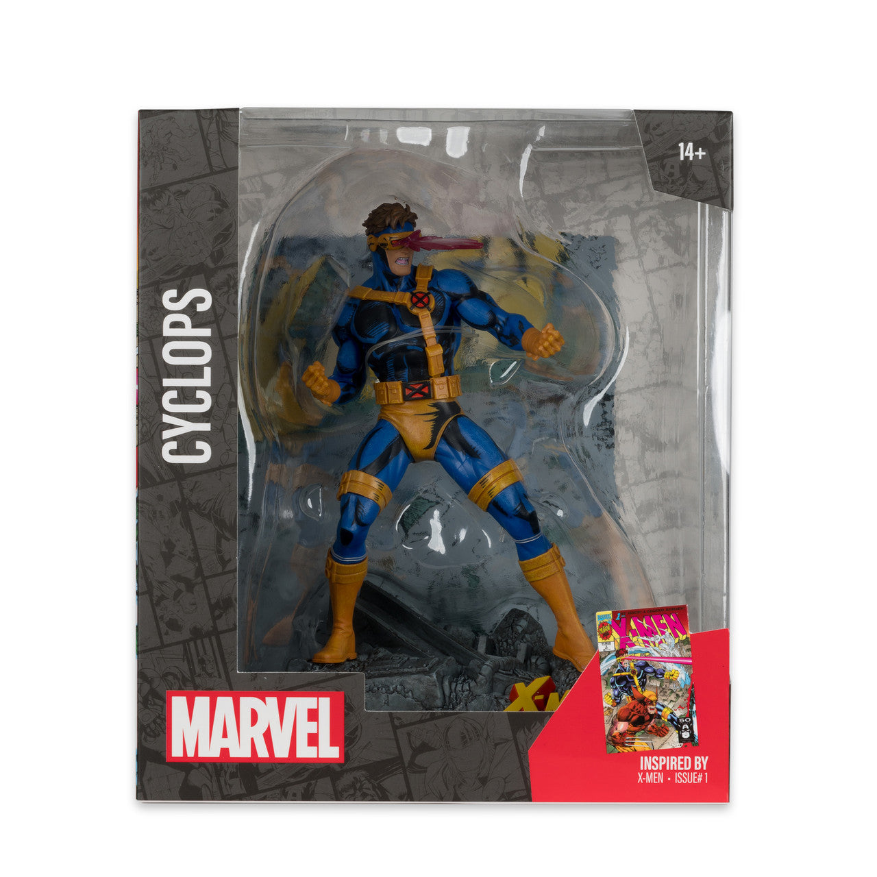 Cyclops (X-Men #1) Sammlerstück mit Szene von McFarlane