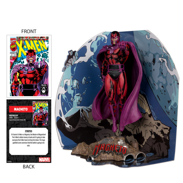 Magneto (X-Men #1) 1:10 Maßstab Sammlerfigur mit Szene