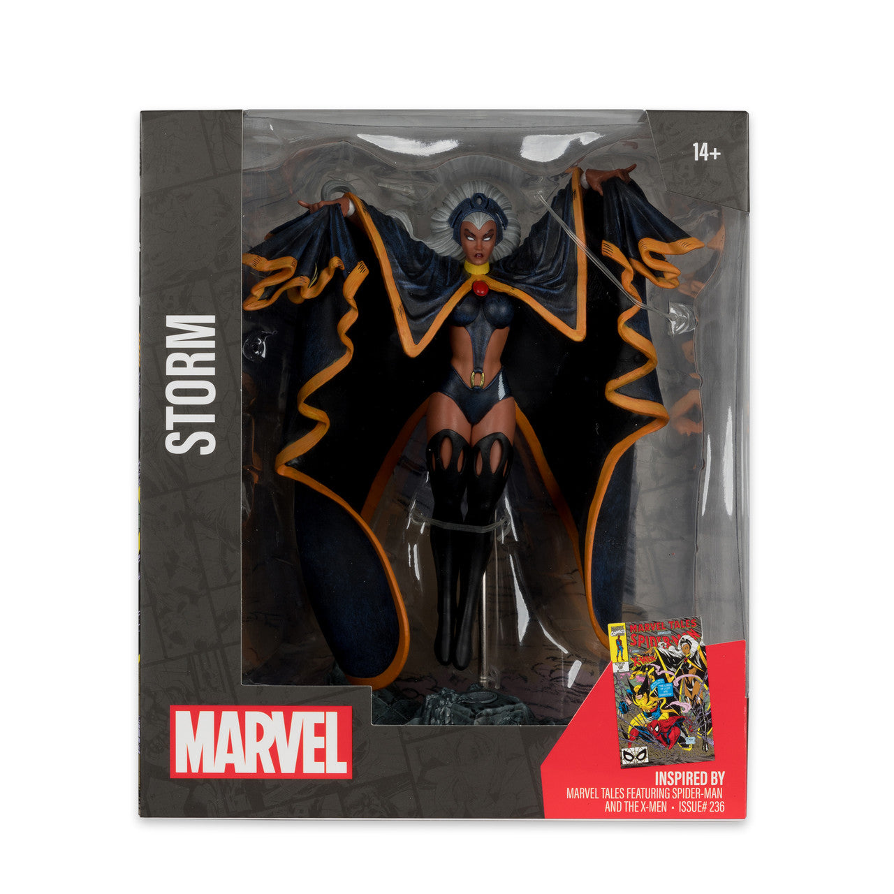 Storm (Marvel Tales Ft. Spider-Man und die X-Men) Sammlungsfigur mit Szene von McFarlane