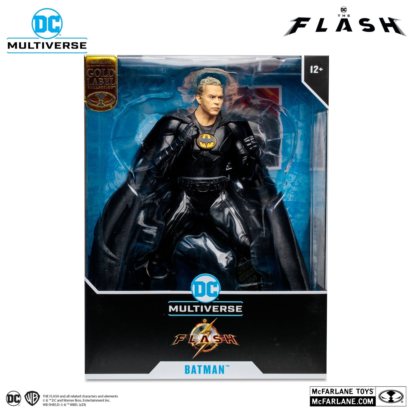 Batman Multiverse Unmasked 12' Statue (Gold Label) (The Flash Movie) von McFarlane