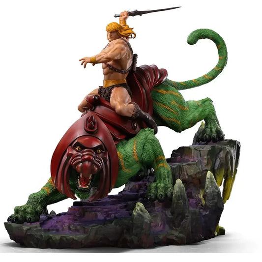 HE-MAN & BATTLE CAT Deluxe 1:10 Maßstab Statue von Iron Studios