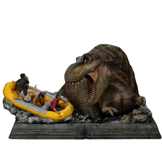 T-Rex River Attack Demi Art Scale Statue von Iron Studios