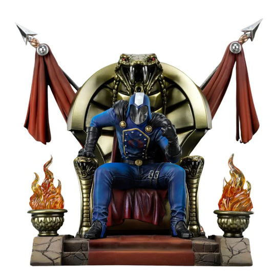GIJOE Cobra Commander Statue von Iron Studios