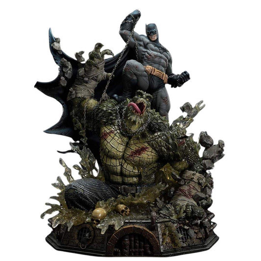 Dc Comics Batman vs. Killer Croc (Deluxe-Version) Statue von Prime 1 Studio