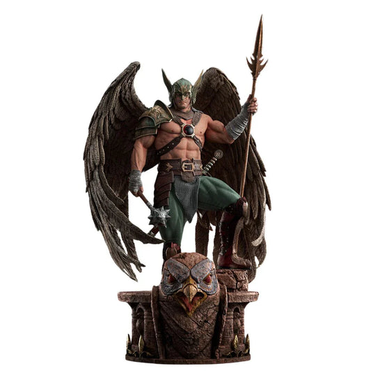 Hawkman 10. Jubiläumsstatue von Iron Studios