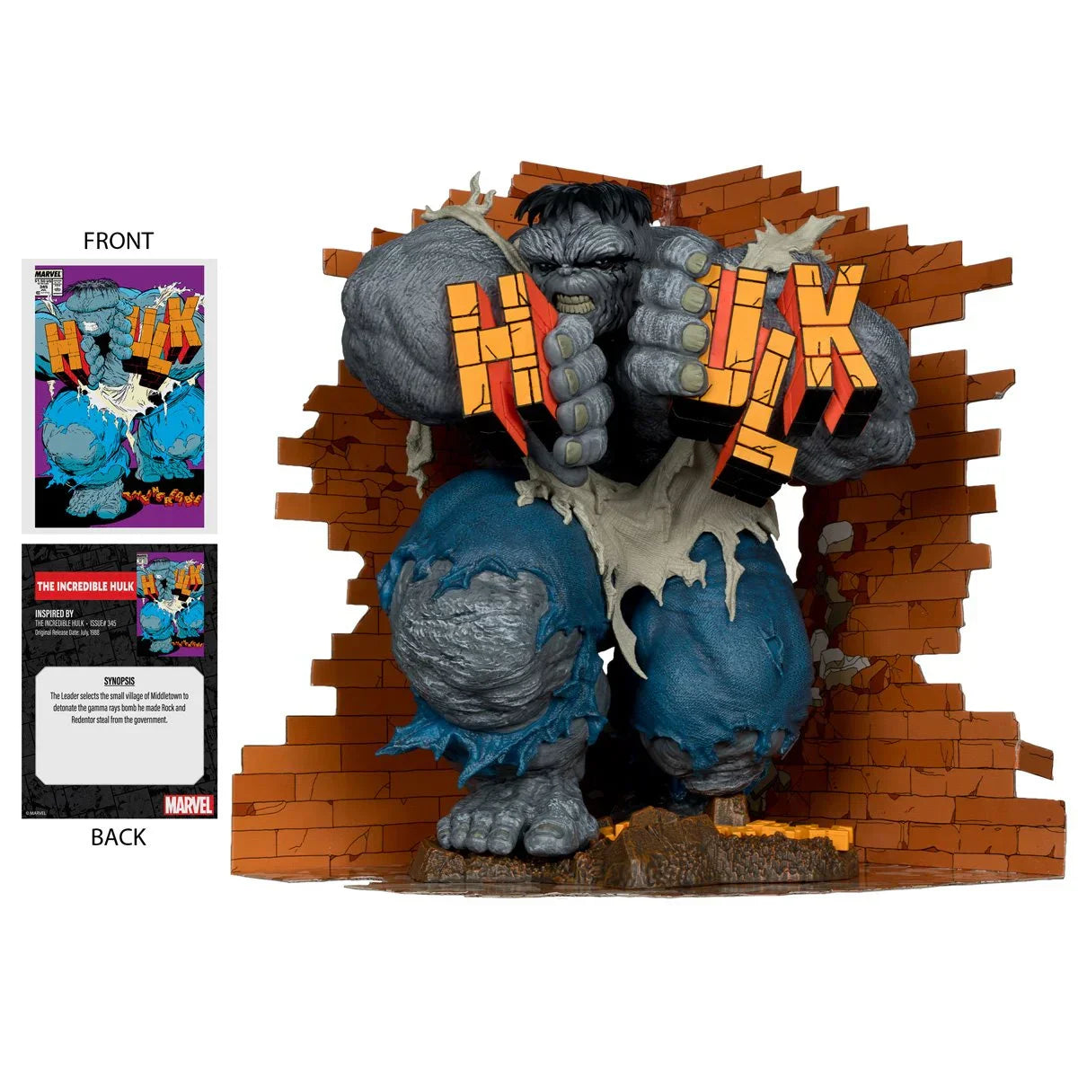Die Ungeheuer Hulk #345 1:6 Maßstab Posenfigur mit Szene