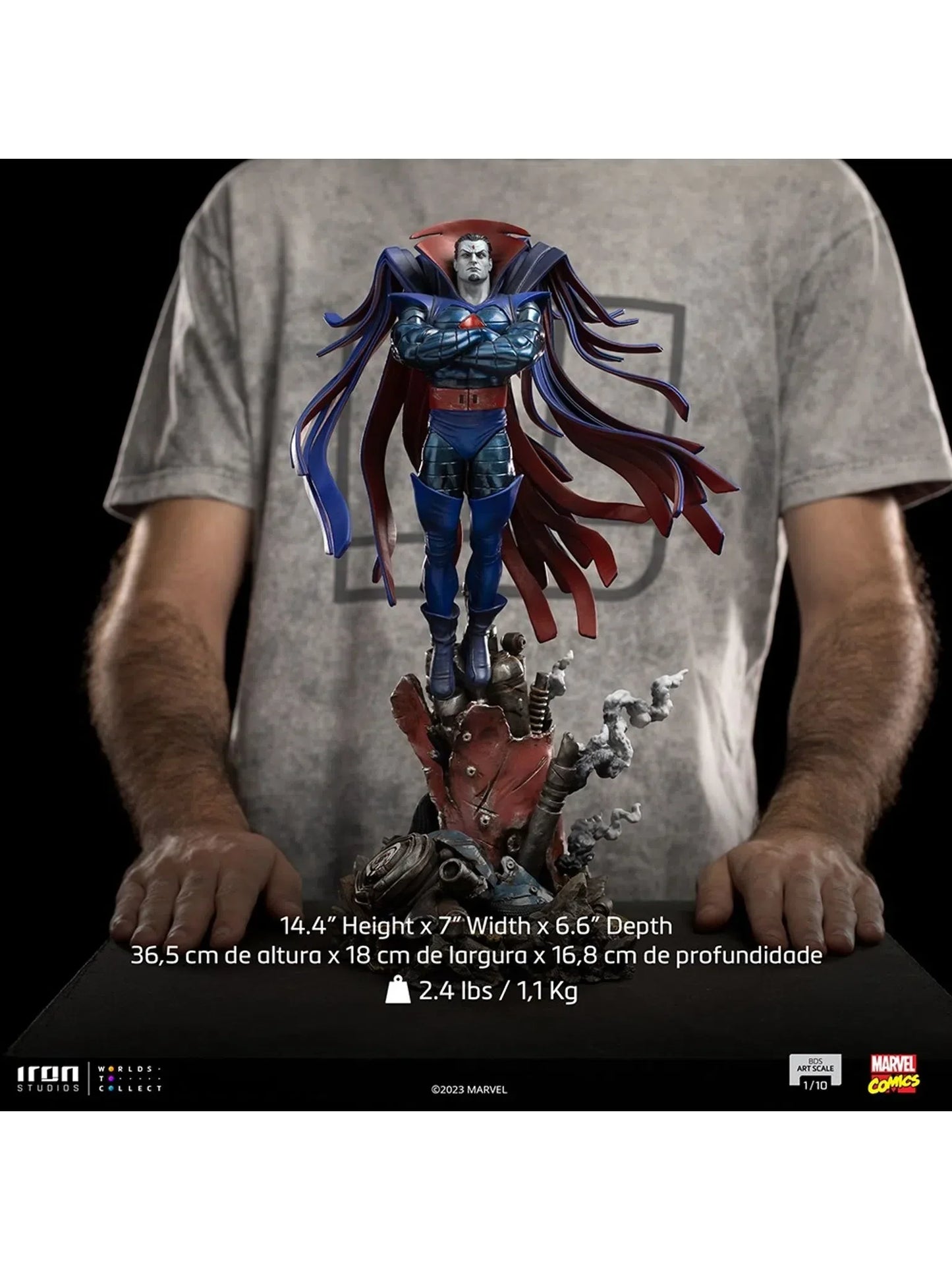 Mr. Sinister X-Men Kunst Maßstab 1/10 Statue von Iron Studios