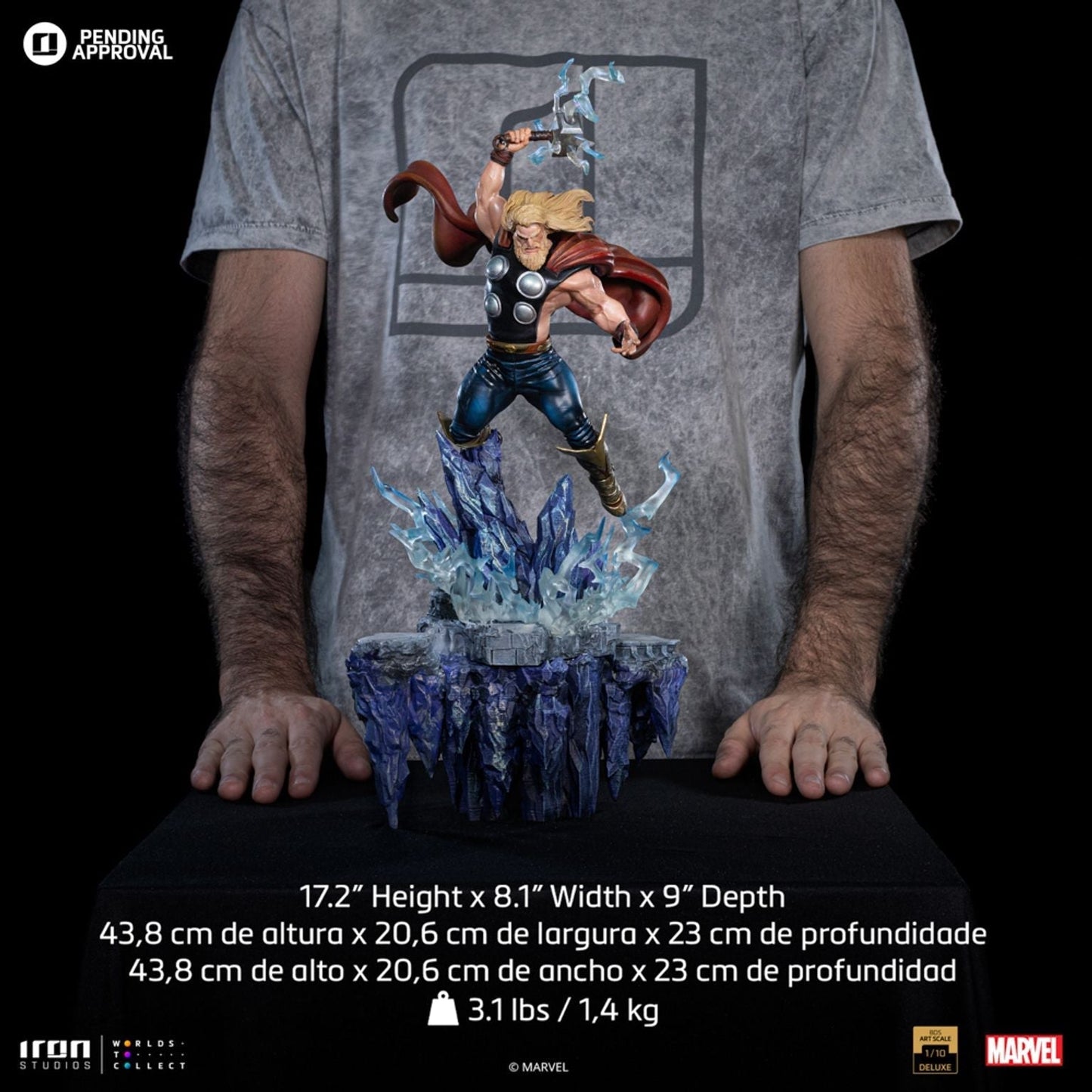 Thor Avengers Infinity Gauntlet Diorama Deluxe von Iron Studios