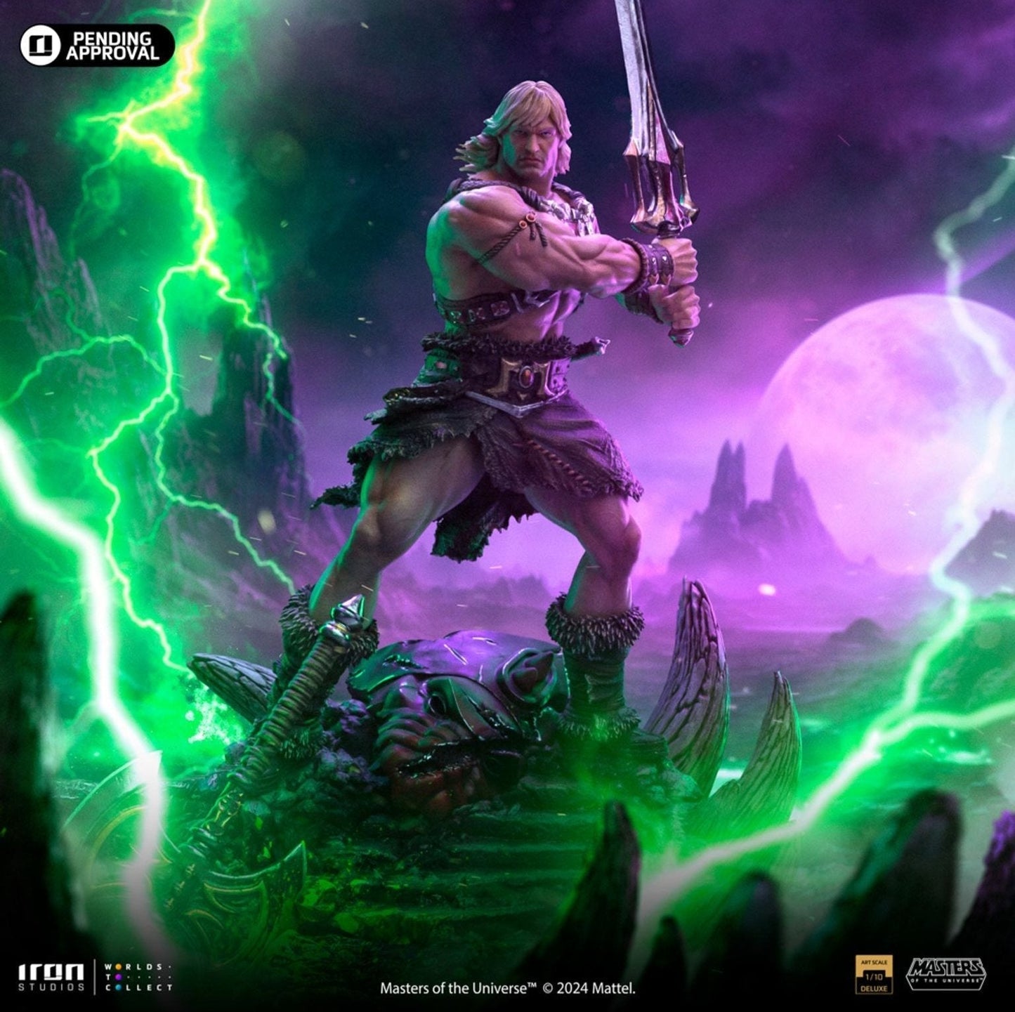 He-Man Unleashed (Masters of the Universe) 1/10 Statue von Iron Studios