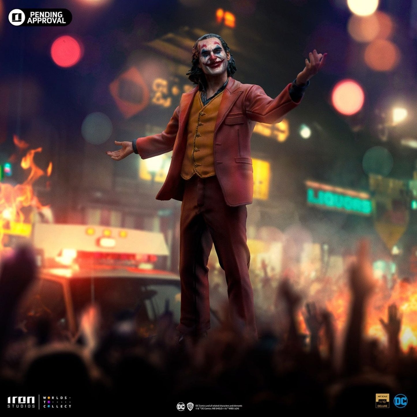 Joker (Arthur Fleck) Deluxe 1:10 Maßstab Statue von Iron Studios