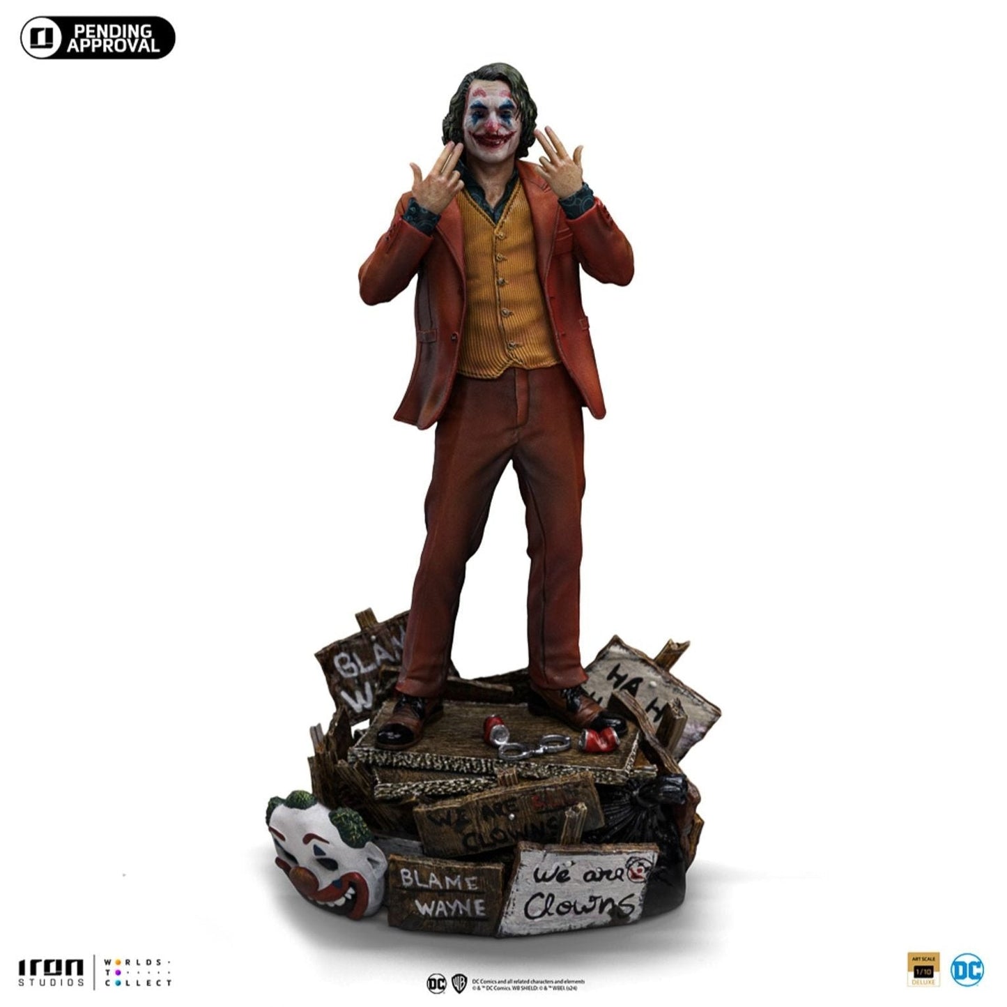 Joker (Arthur Fleck) Deluxe 1:10 Maßstab Statue von Iron Studios
