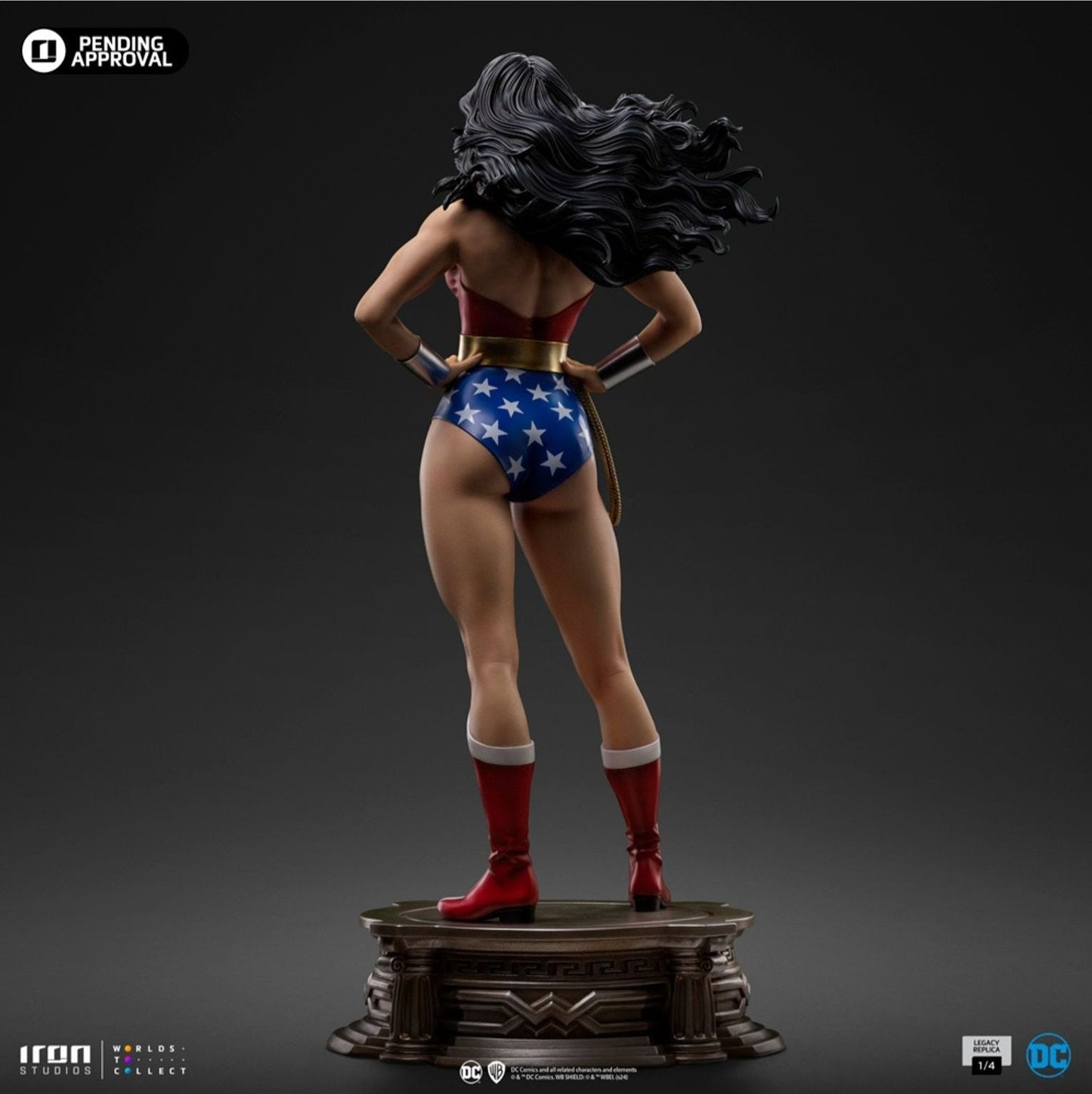 Wonder Woman DC Trinity Legacy Replica 1/4 Statue von Iron Studios