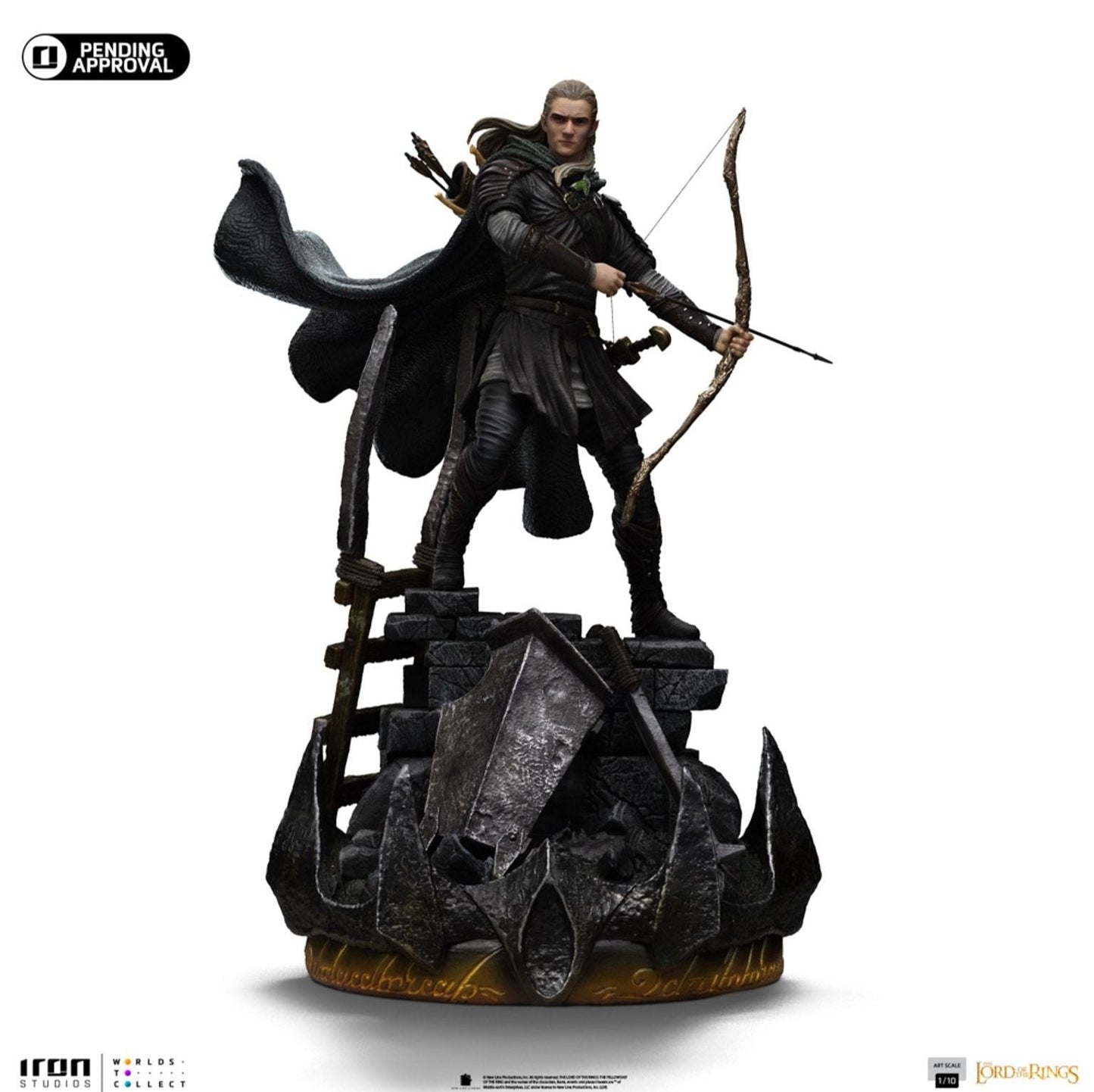 Legolas Entfesselt Die Herr der Ringe Art Scale 1/10 Statue von Iron Studios