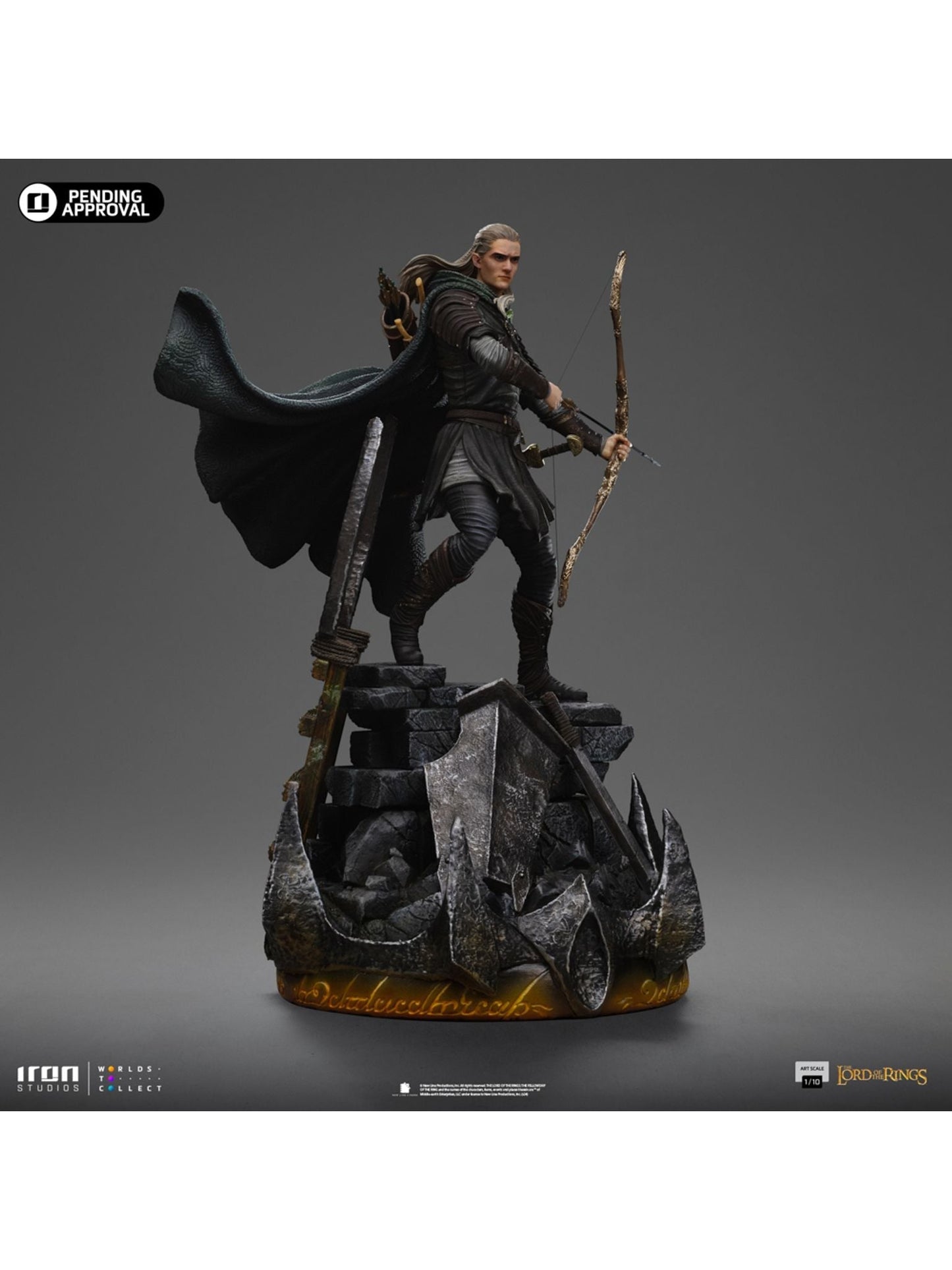 Legolas Entfesselt Die Herr der Ringe Art Scale 1/10 Statue von Iron Studios