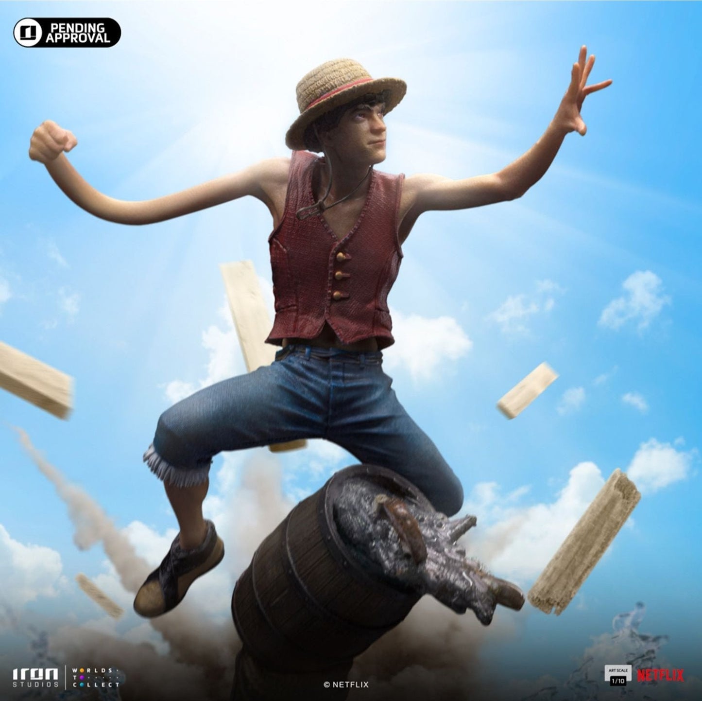 Luffy (One Piece) Art Scale 1/10 Statue von Iron Studios