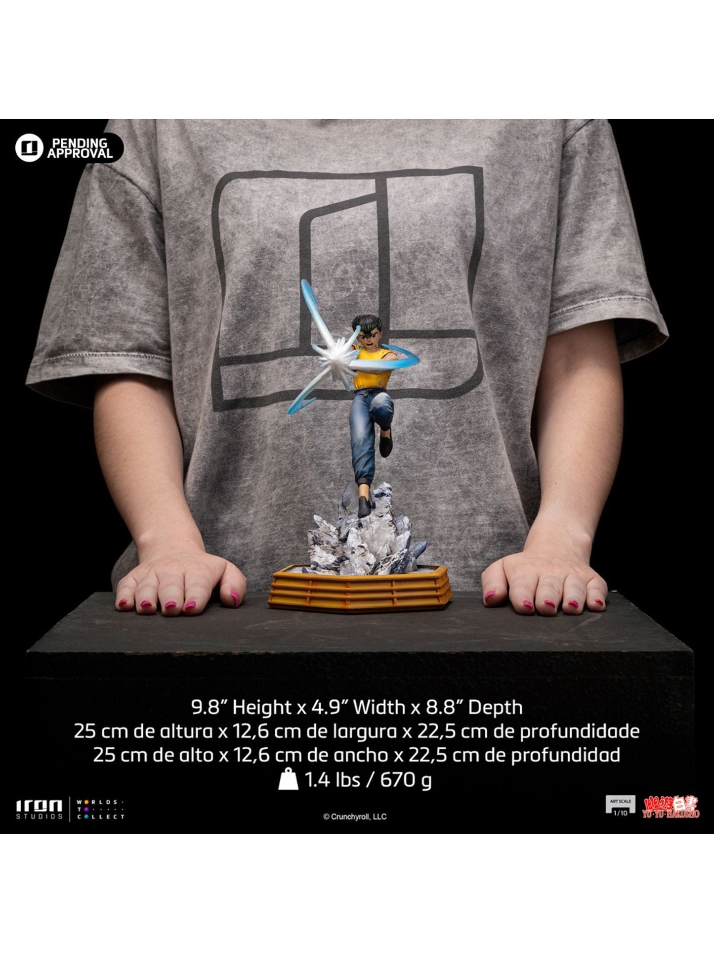 Yusuke Urameshi (Yuyu Hakusho) Kunst-Skala 1/10 Statue von Iron Studios