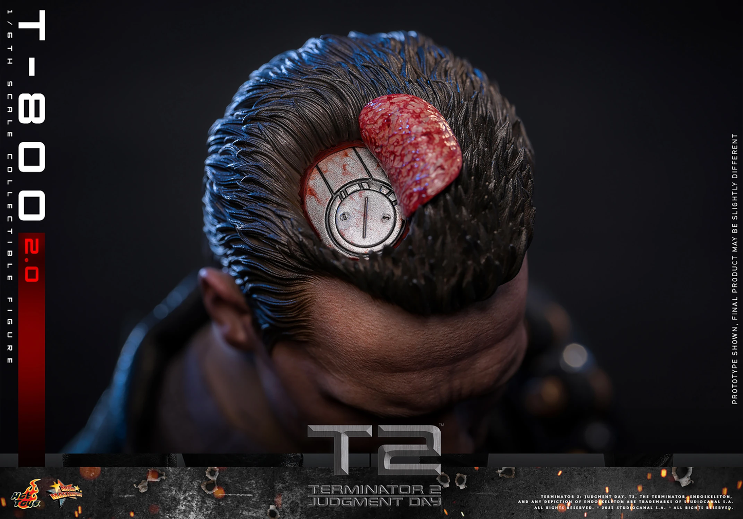 T-800 (2.0) Sixth Scale Figure von Hot Toys