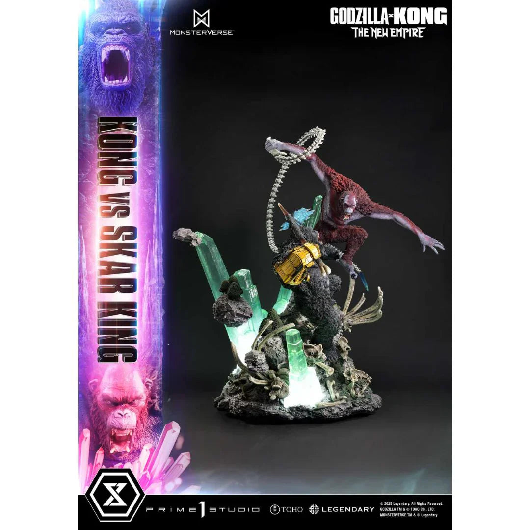 Godzilla X Kong Das Neue Imperium Kong gegen Skar King Statue von Prime1 Studios