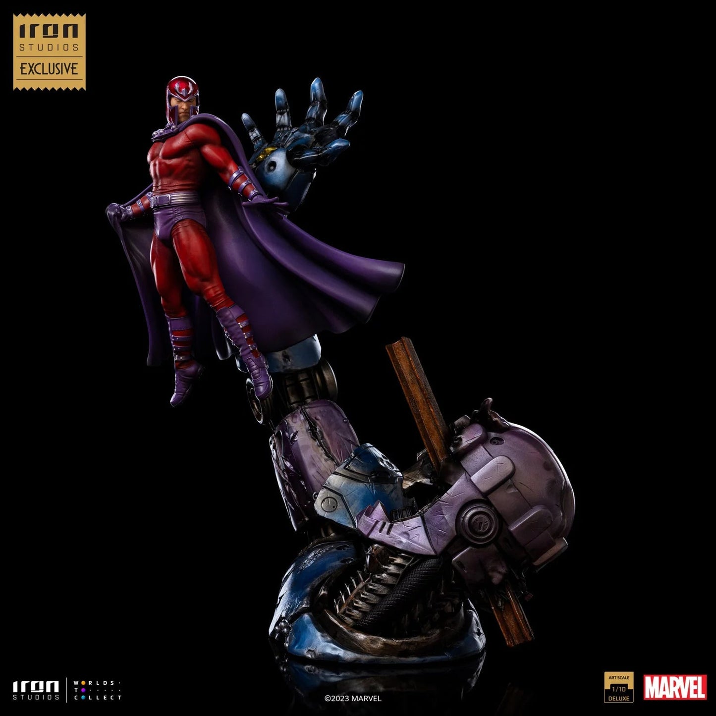 Magneto vs Sentinel CCXP Exklusive 1/10 Maßstab Diorama von Iron Studios