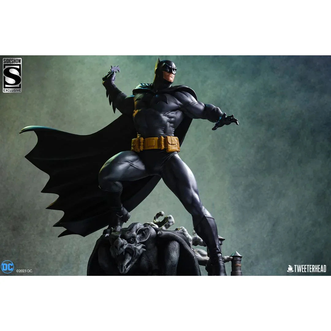 Batman (Schwarz und Grau Edition) Viertel Maßstab Maquette Statue von Tweeterhead
