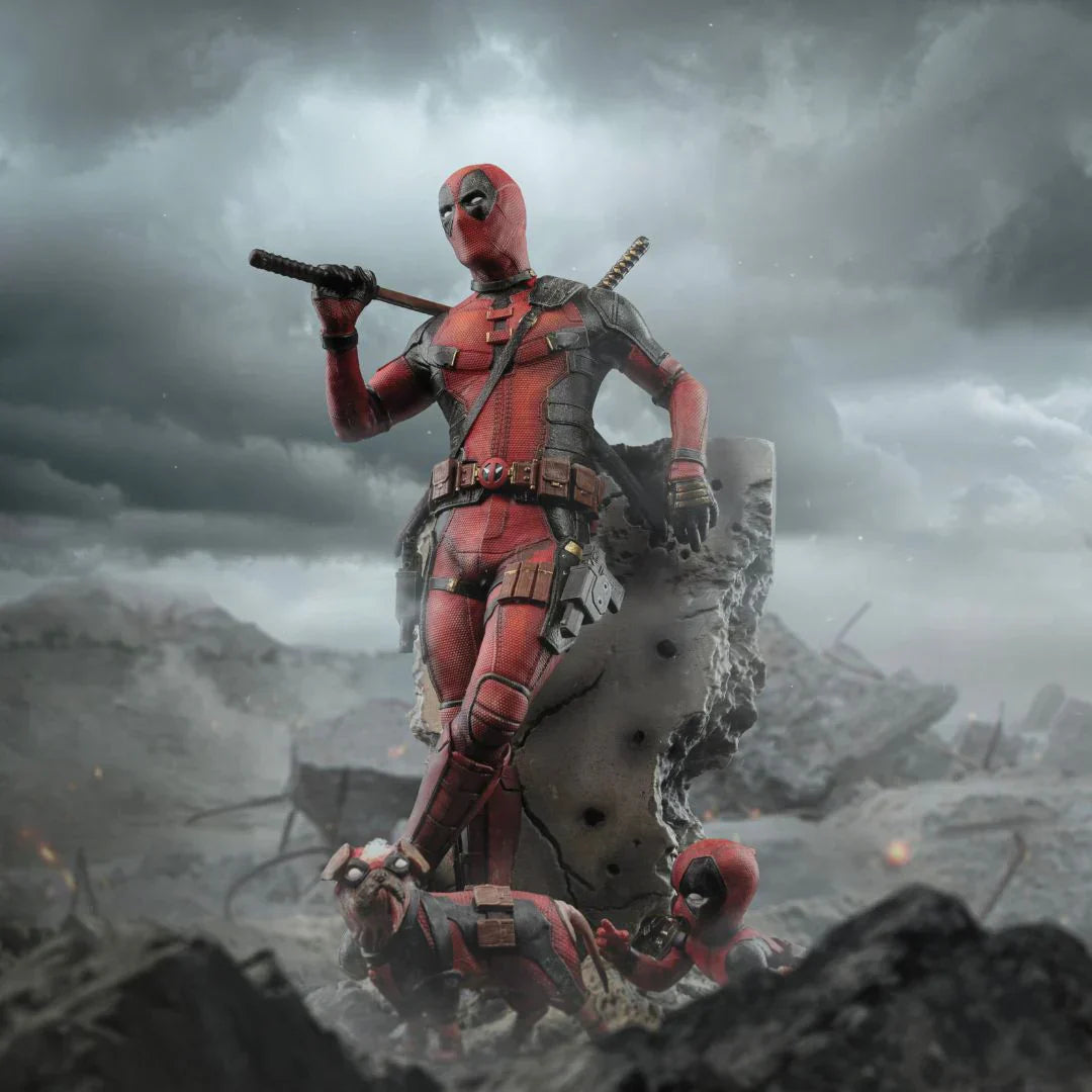 Deadpool - Deadpool & Wolverine Statue von Iron Studios