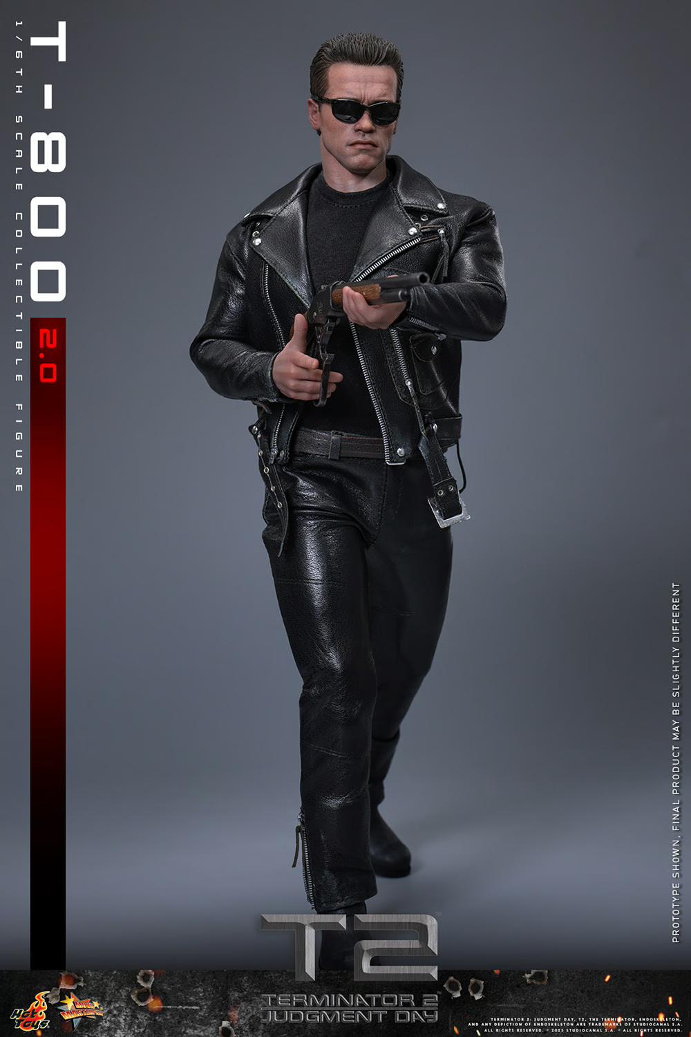 T-800 (2.0) Sixth Scale Figure von Hot Toys