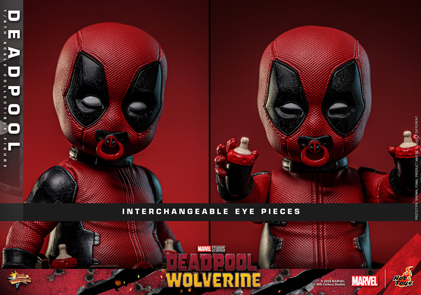 DEADPOOL Sechster Maßstab Figur von Hot Toys