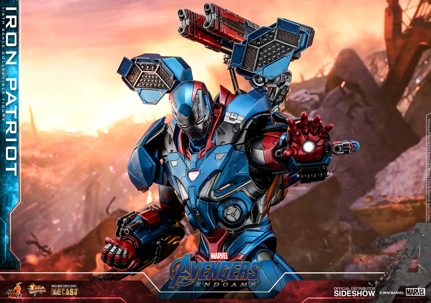 Iron Patriot Sixth Scale Figur von Hot Toys