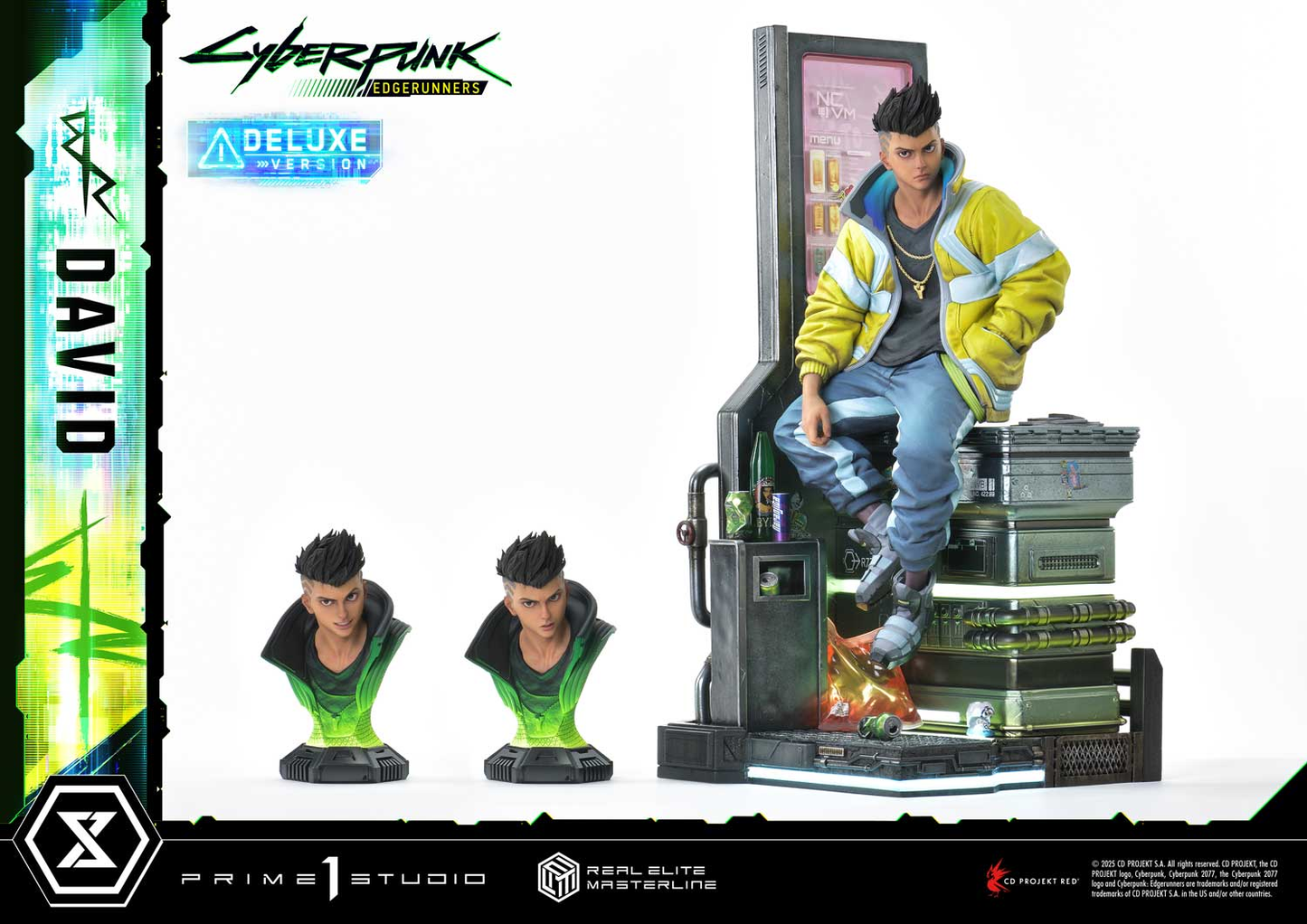 Cyberpunk Edgerunners David DX Bonus Version von Prime 1 Studio