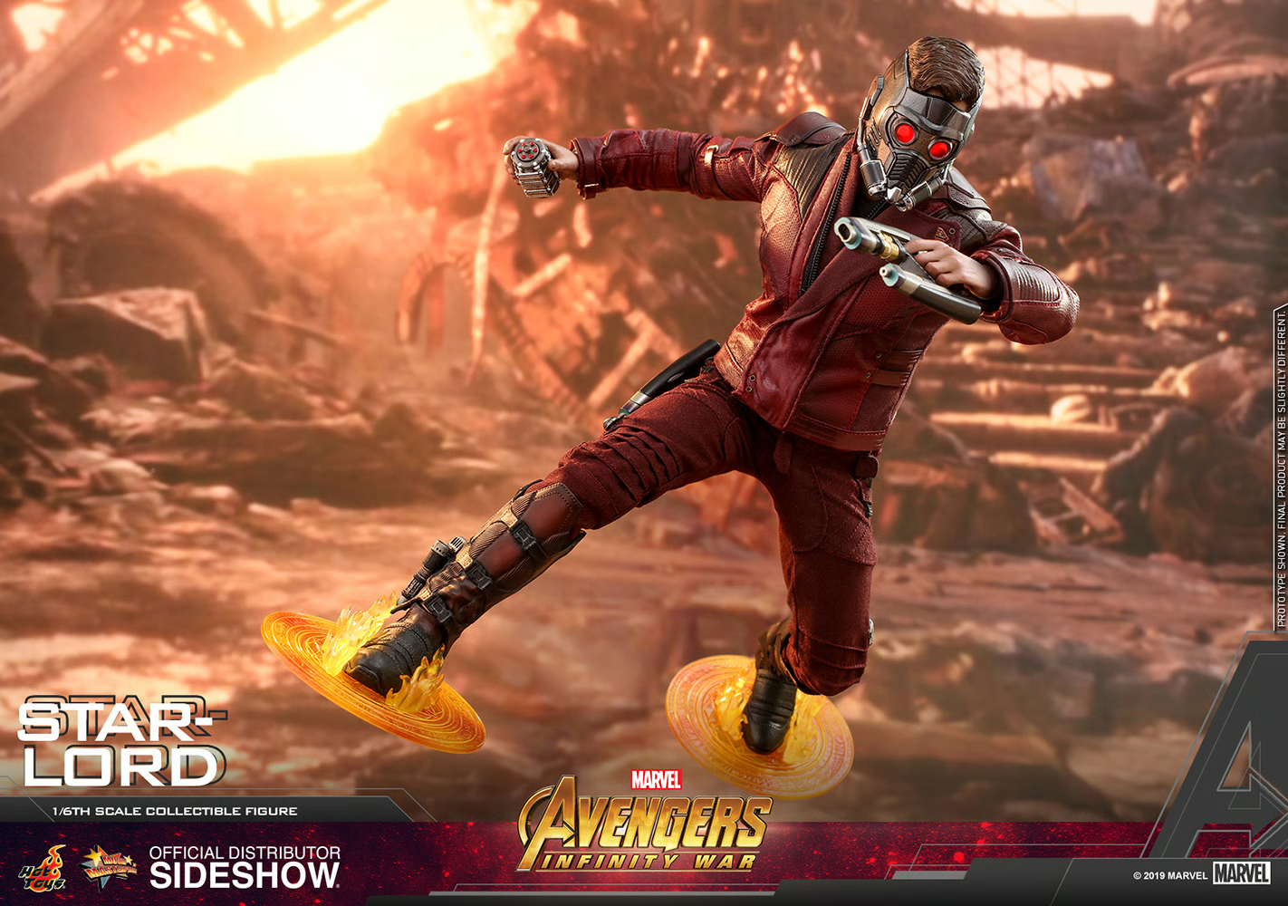Star-Lord Sixth Scale Figur von Hot Toys