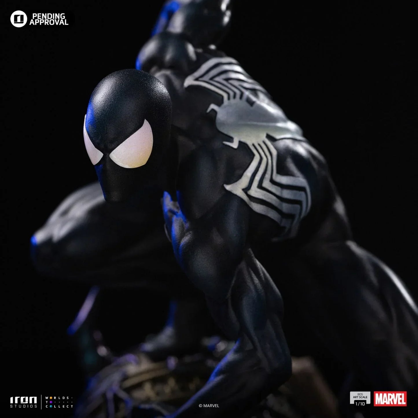 Spider-Man Black Bds Art Statue von Iron Studios