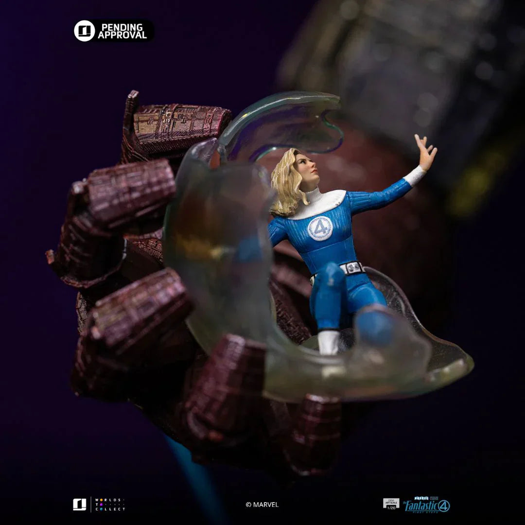 Fantastische Vier Galactus Diorama Deluxe Demi Art Statue von Iron Studios