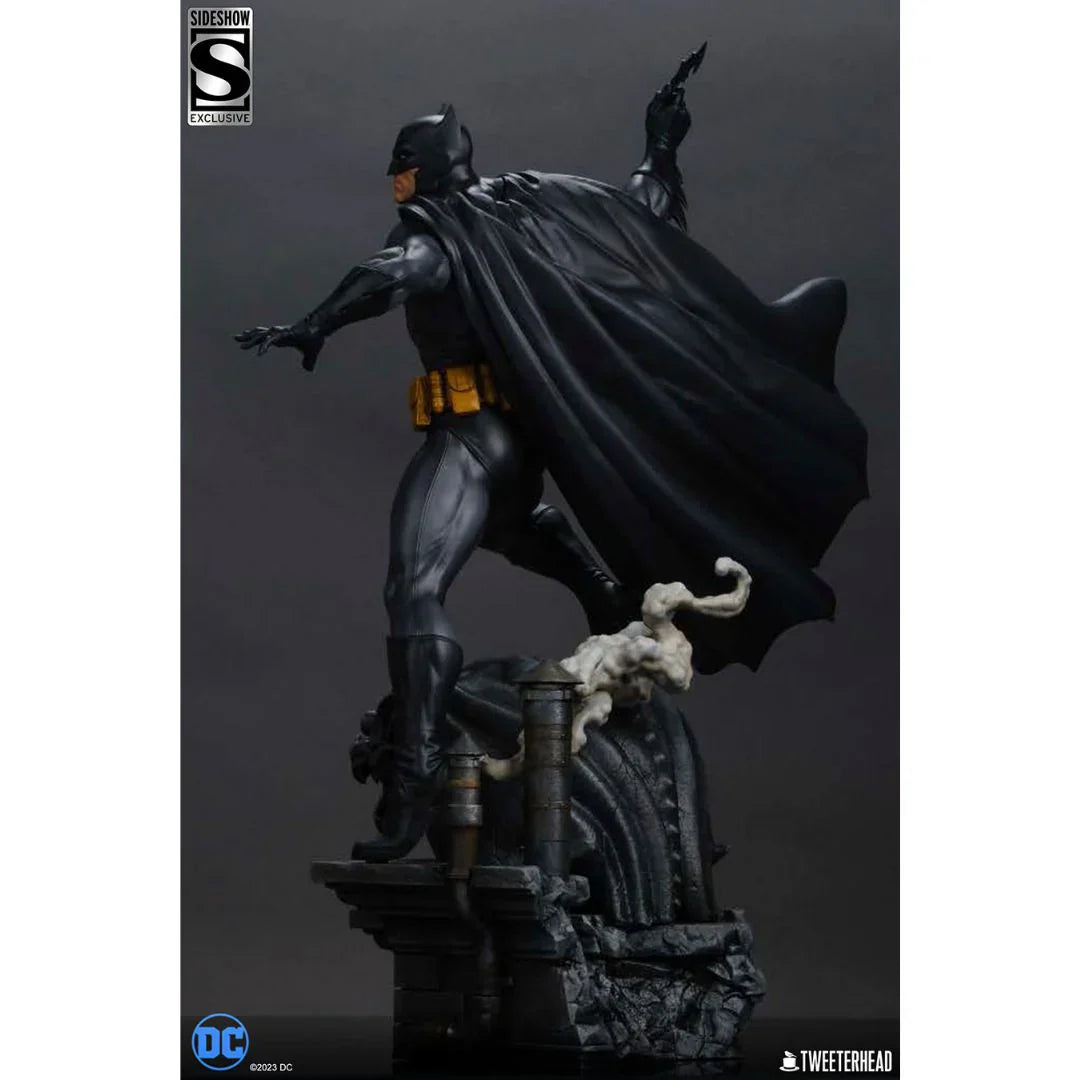Batman (Schwarz und Grau Edition) Viertel Maßstab Maquette Statue von Tweeterhead