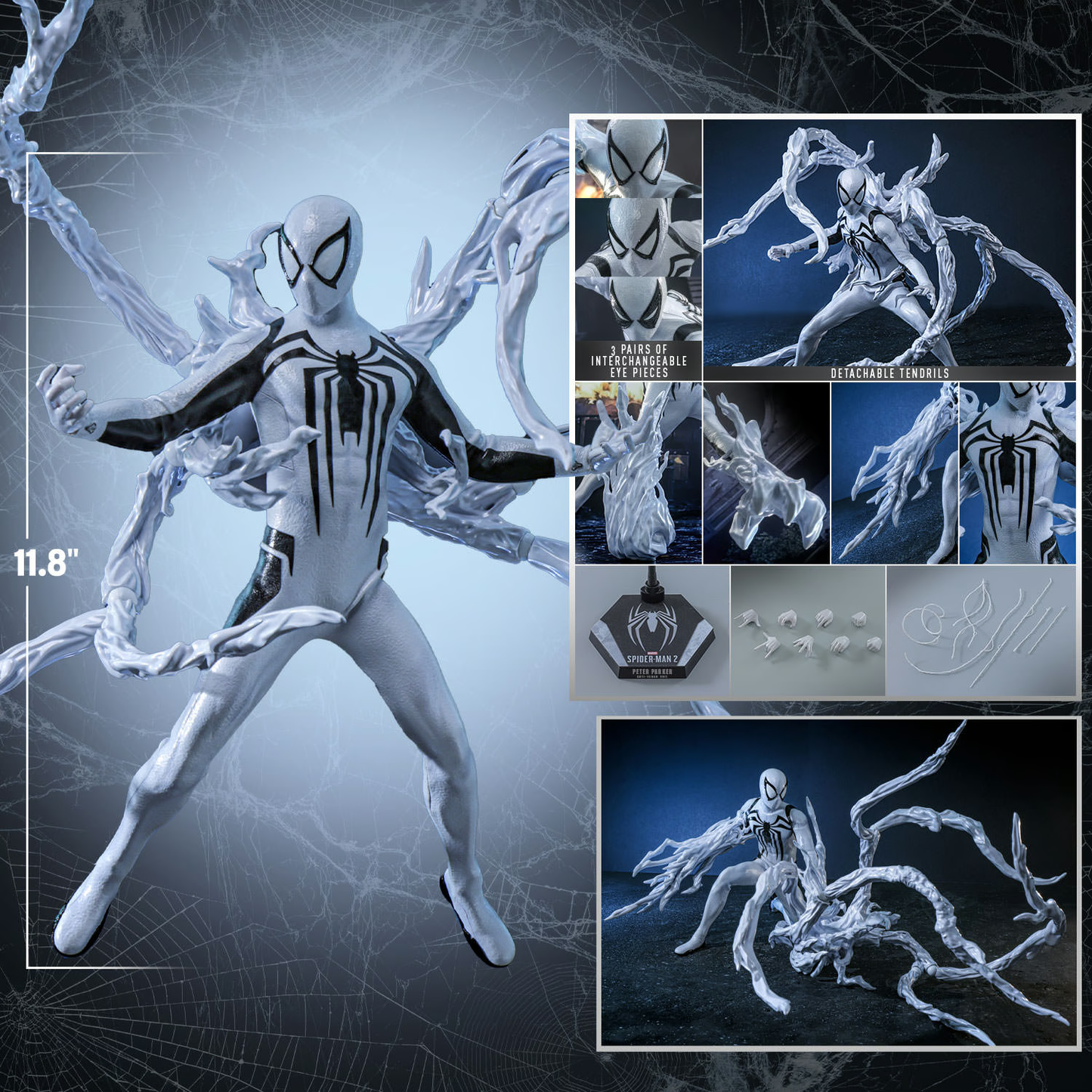 PETER PARKER (ANTI VENOM ANZUG) Sechster Maßstab Figur von Hot Toys