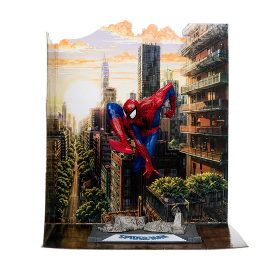 Spider-Man #6 1:10 Maßstab Posed Figur mit Szene