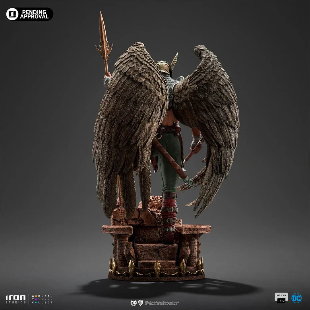 Hawkman 10. Jubiläumsstatue von Iron Studios