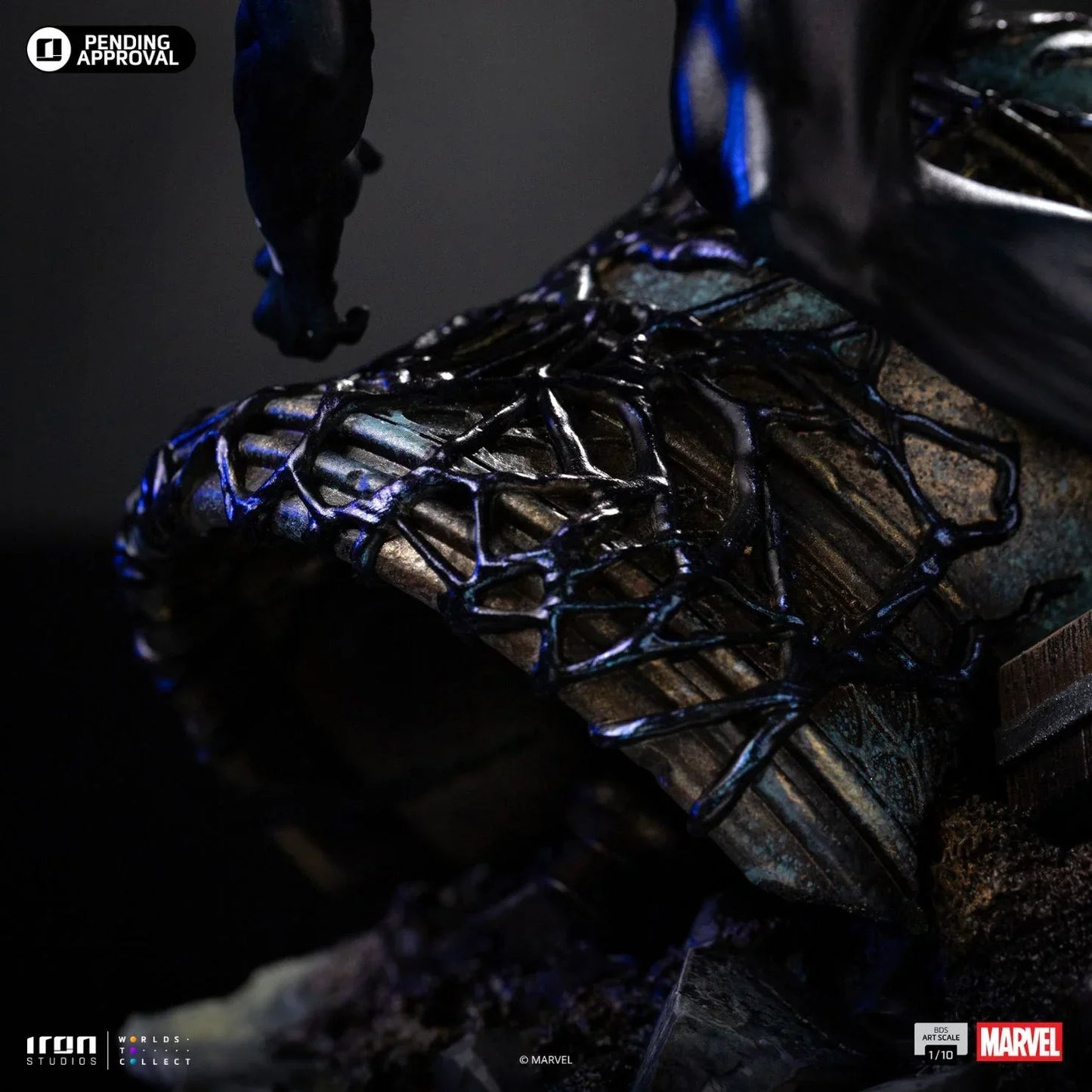 Spider-Man Black Bds Art Statue von Iron Studios