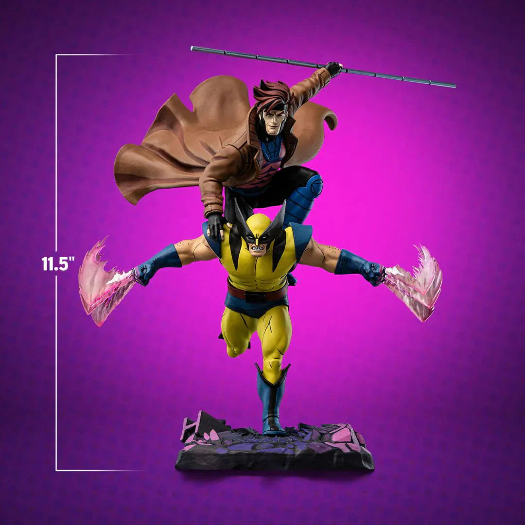 Gambit & Wolverine Deluxe Statue von Iron Studios