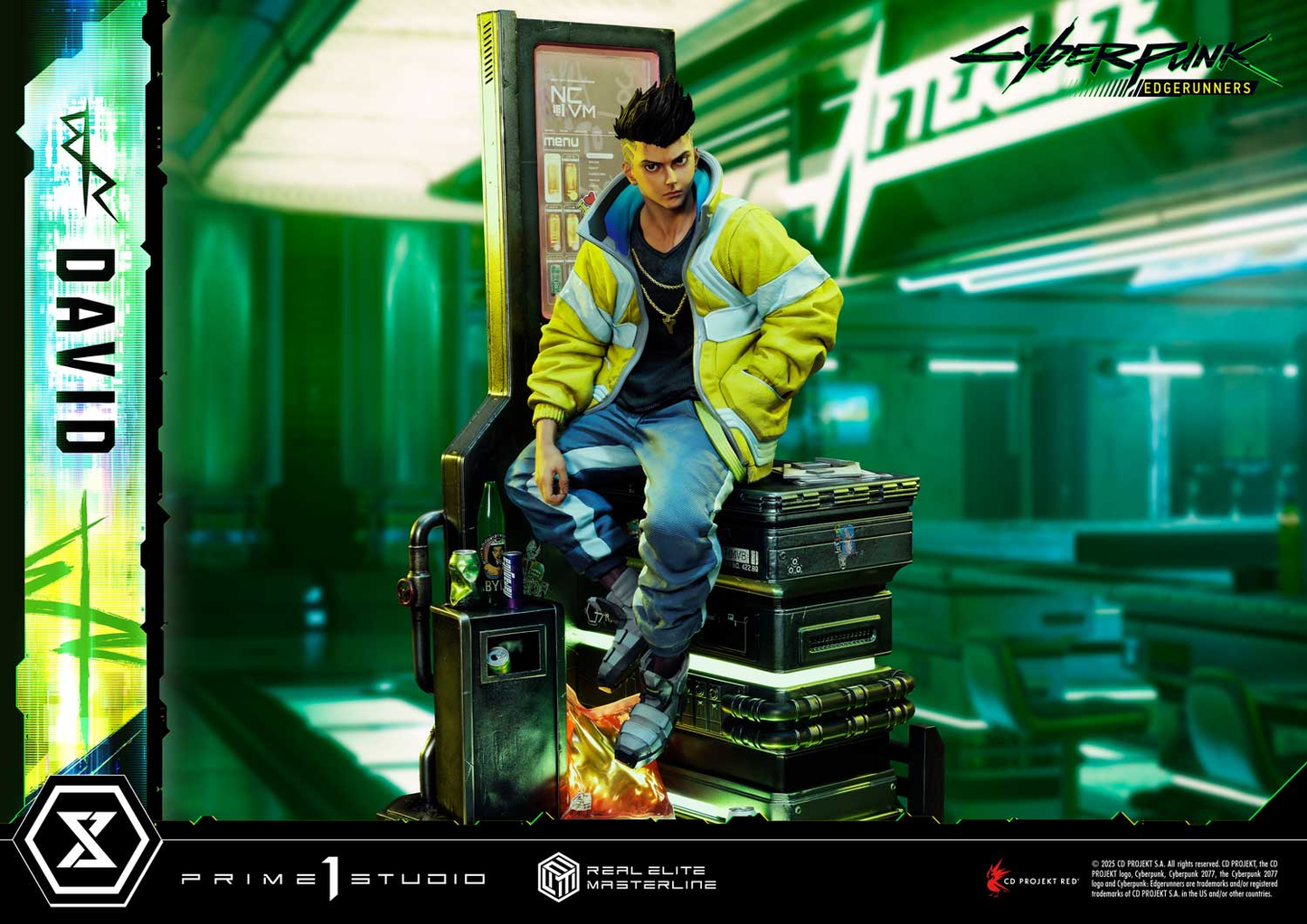 Cyberpunk Edgerunners David DX Bonus Version von Prime 1 Studio