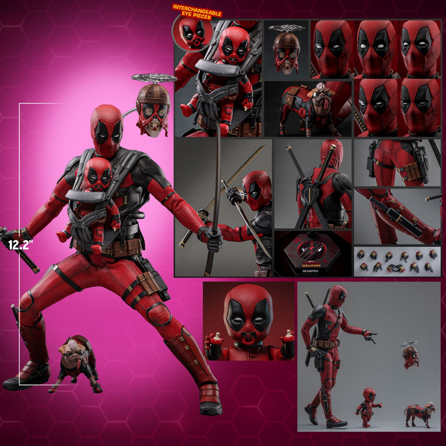 DEADPOOL Sechster Maßstab Figur von Hot Toys
