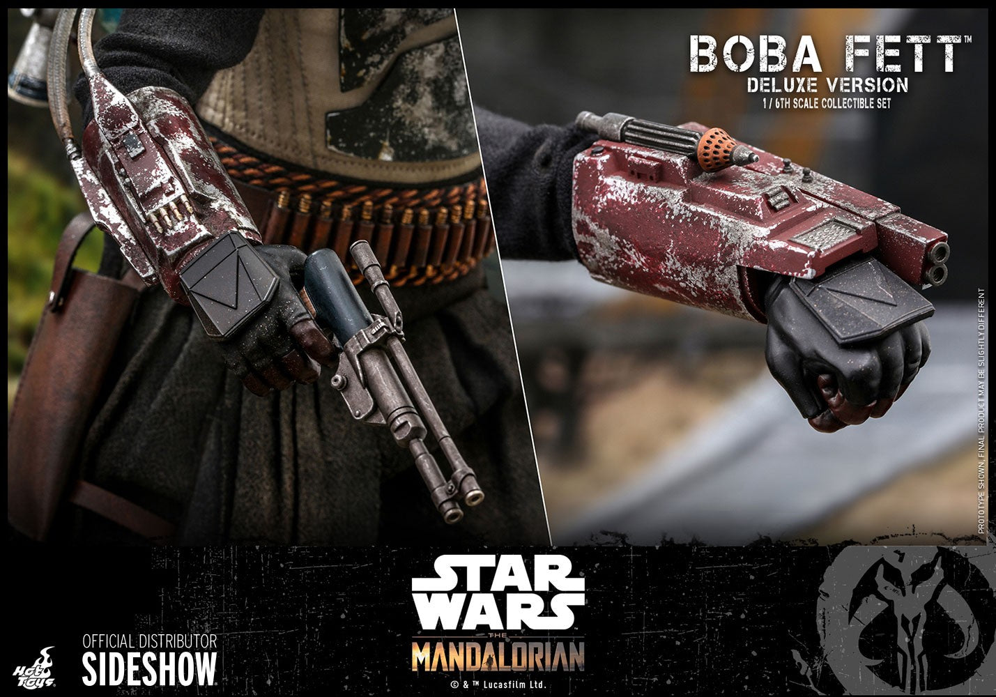 Boba Fett Deluxe Version Set von Hot Toys